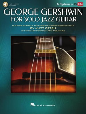 cover image of George Gershwin for Solo Jazz Guitar